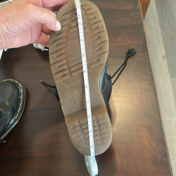 Dr. Martens Vintage 1460 Made In England Boots Black Leather Size 6 - Picture 12 of 16